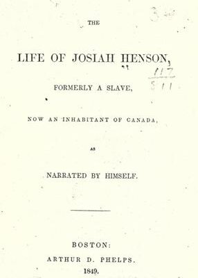 Father Henson's Story of His Own Life