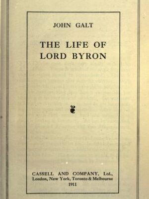 The life of Lord Byron