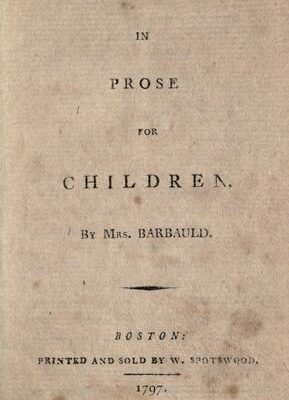 Hymns in prose for children