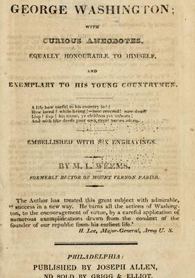 The life of Washington