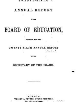 Annual Report of the Board of Education