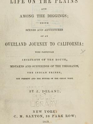 Life on the plains and among the diggings